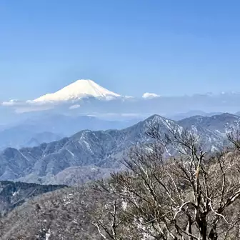 丹沢山山頂から望む富士山🗻