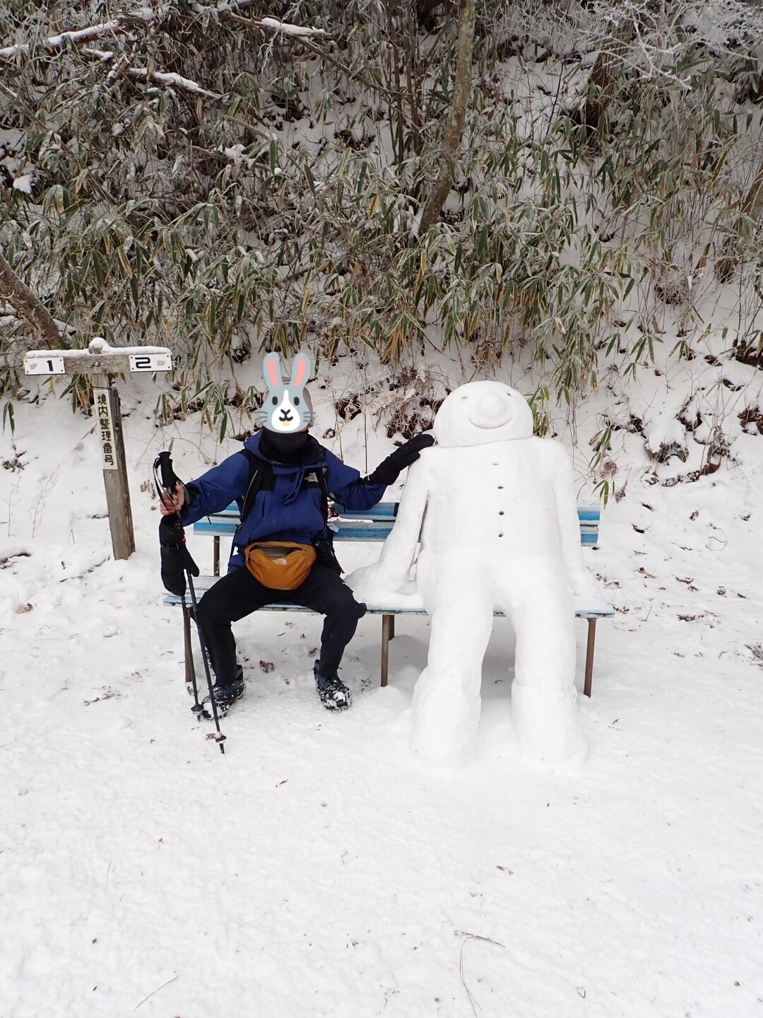 ⛄彼は人気者📸 / 瓢簞屋 四郎兵衛🎴さんの金剛山・二上山・大和葛城山の活動データ | YAMAP / ヤマップ