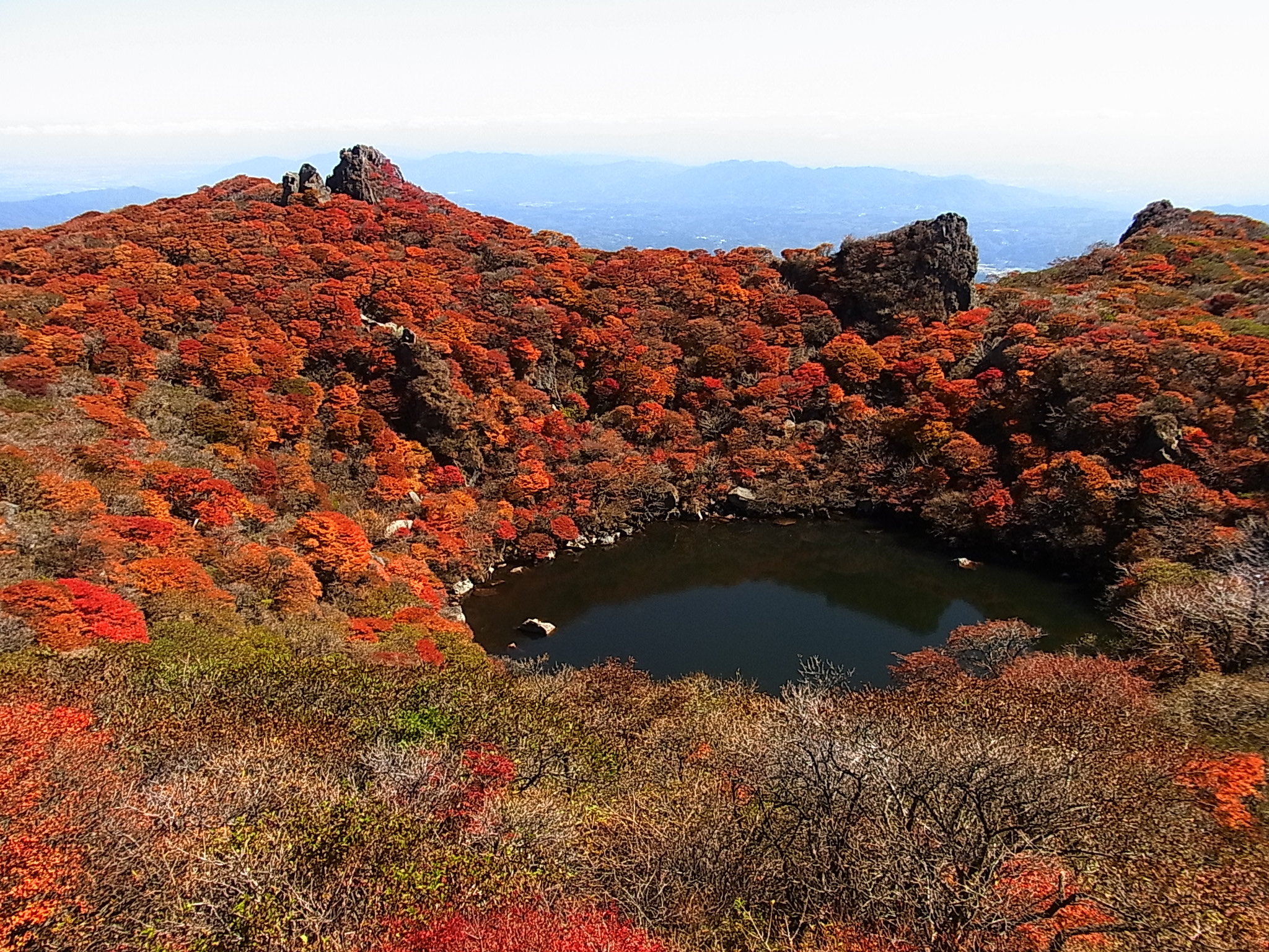 初大船山 紅葉 Morisさんの九重山 久住山 大船山 星生山の活動データ Yamap ヤマップ