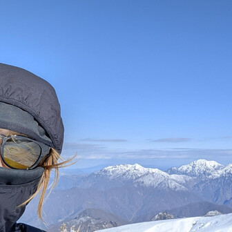 越後三山バックに記念撮影出来たのが今日一番嬉しかったです😭❤️