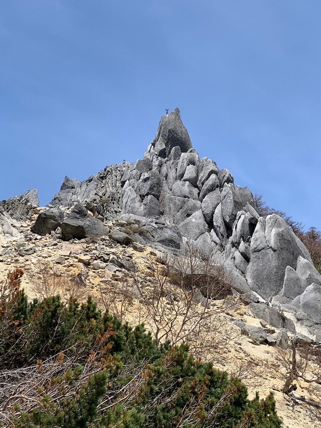 オベリスク登攀🧗‍♂️ / カワシューさんの鳳凰山・地蔵岳・観音岳・薬師岳の活動データ | YAMAP / ヤマップ
