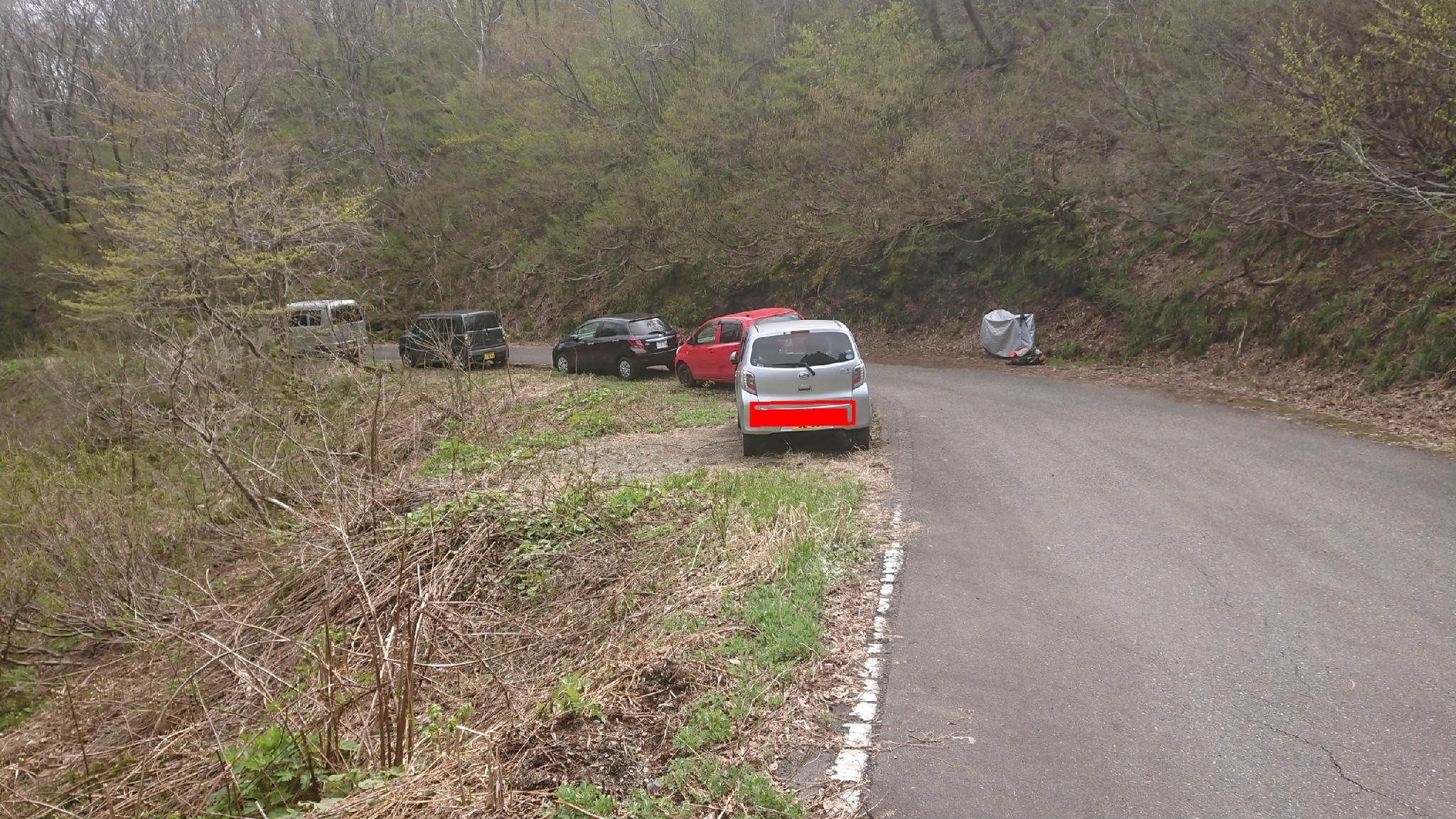 木六山・銀次郎山 悪場峠登山口
