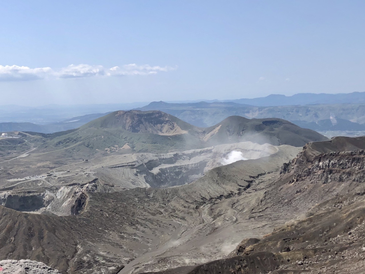 阿蘇山といえば中岳 高岳 Anaさんの阿蘇山 高岳 根子岳の活動データ Yamap ヤマップ