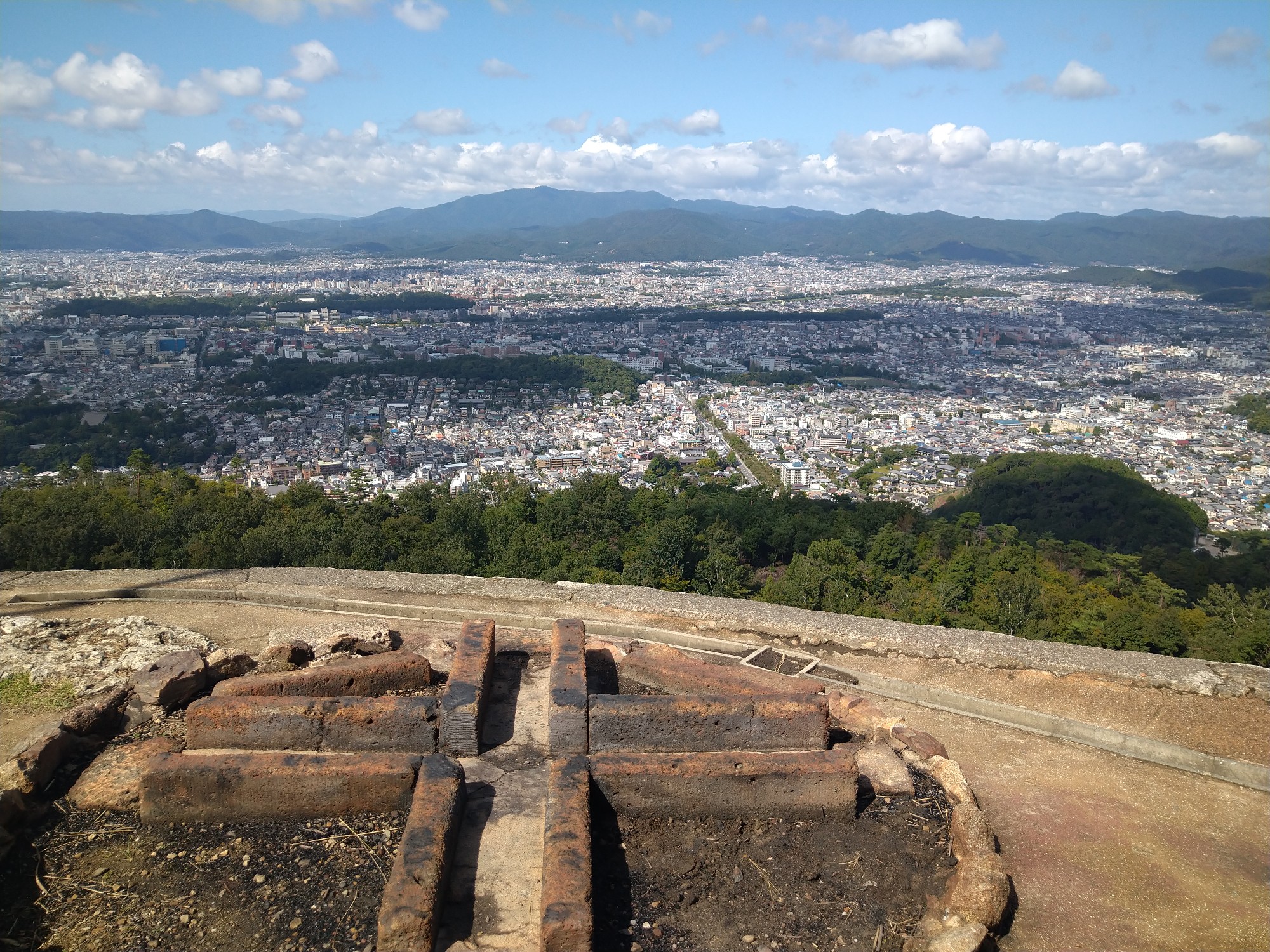 大文字山 火床 みょむいさんの大文字山 如意ヶ嶽 稲荷山の活動データ Yamap ヤマップ