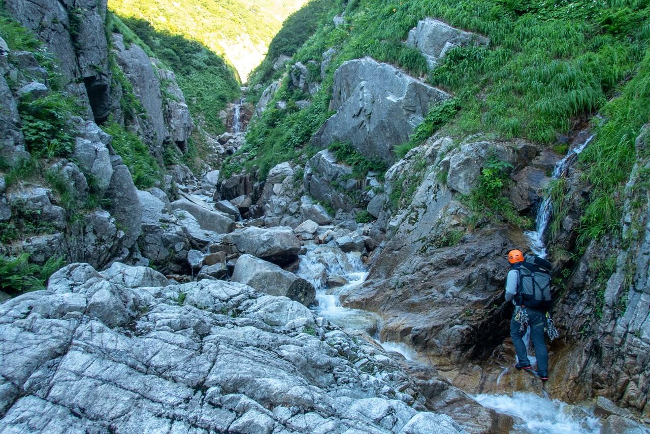 朝日連峰水源の沢 朝日連峰 水源の沢 朝日連峰水源の沢
