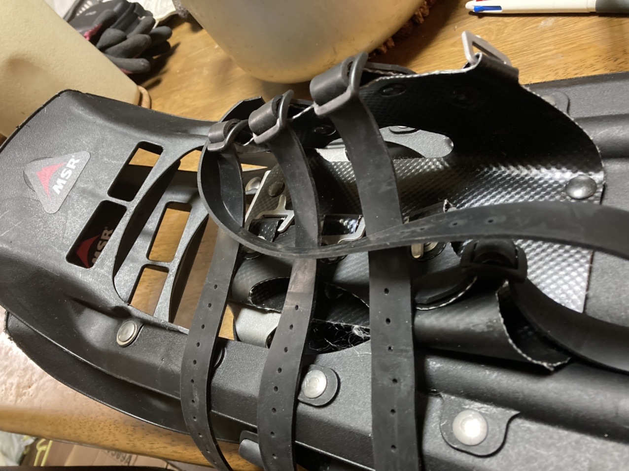 山とスノーシュー修理2と私 笑 さて じろじろさんのモーメント Yamap ヤマップ