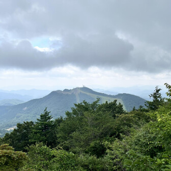 スキー場が見えたよ