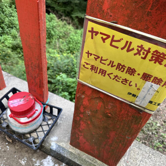 ヤマビル心配しましたが、大丈夫でした