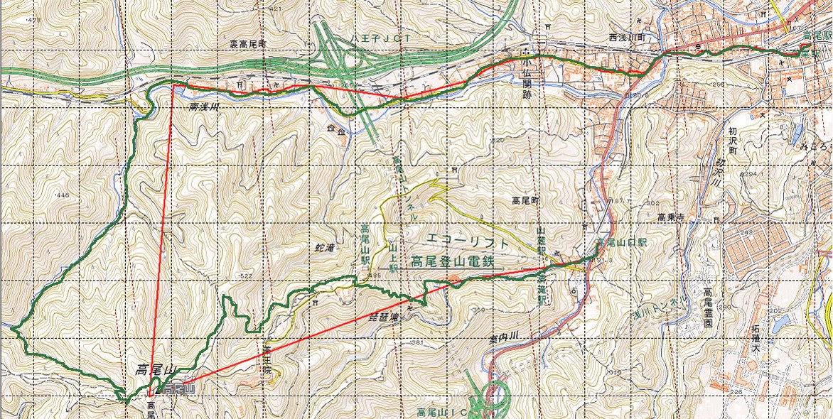 高尾山 病院裏登り口 霞台園地 2号路からみやま橋 高尾山山頂 逆沢作業道 日影沢林道 高尾駅 Hayakunさんの高尾山 陣馬山 景信山の活動日記 Yamap ヤマップ