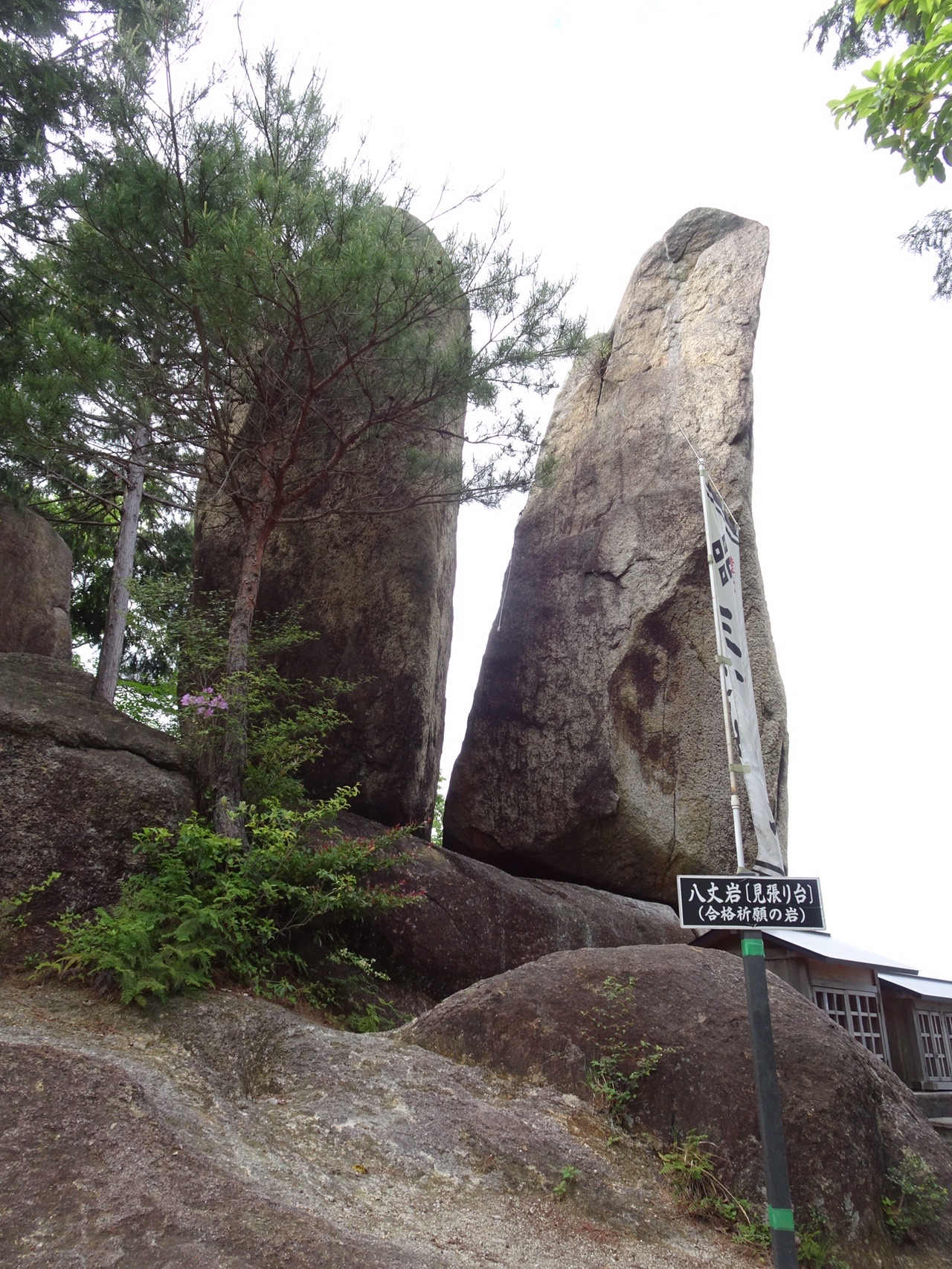 落ちそうで落ちない八丈岩と三雲城山 05 Naoさんの東海道五十三次 水口宿 石部宿 草津宿 の活動データ Yamap ヤマップ