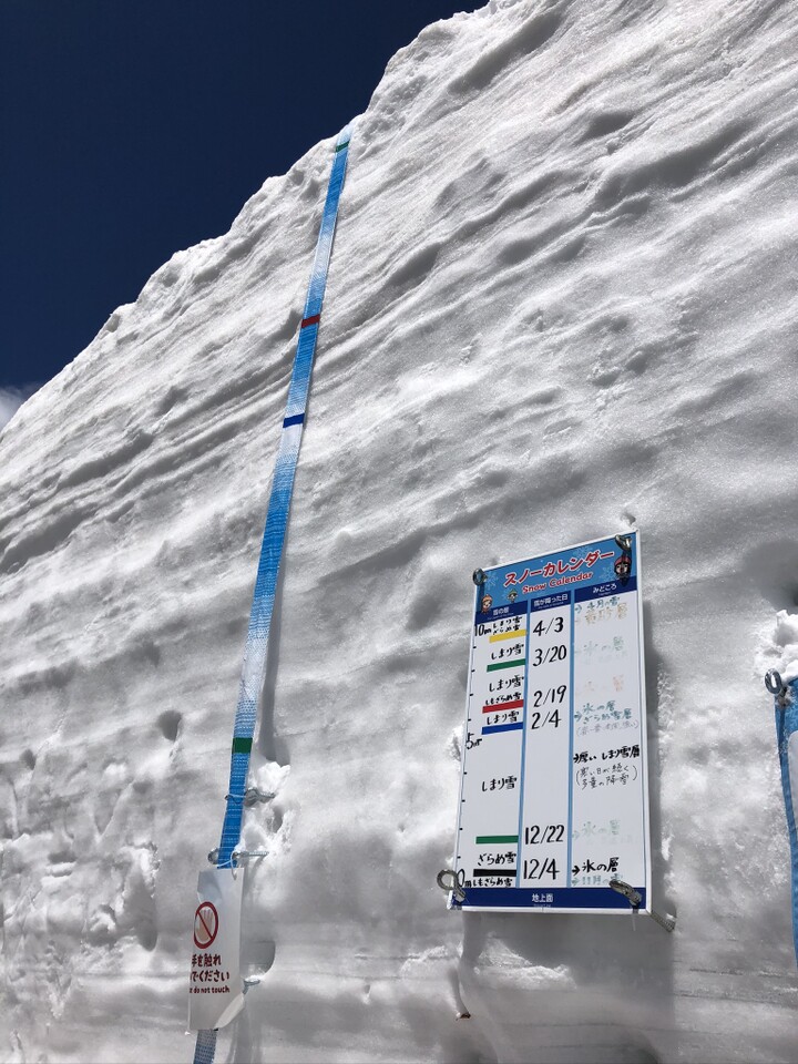天気に恵まれた雪山三座目は富山の最高峰 立山 雄山 立山 雄山 浄土山の写真37枚目 ３年前の雪の大谷 Yamap ヤマップ