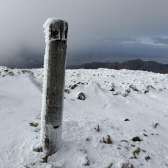 地蔵岳の山頂経由で帰りました