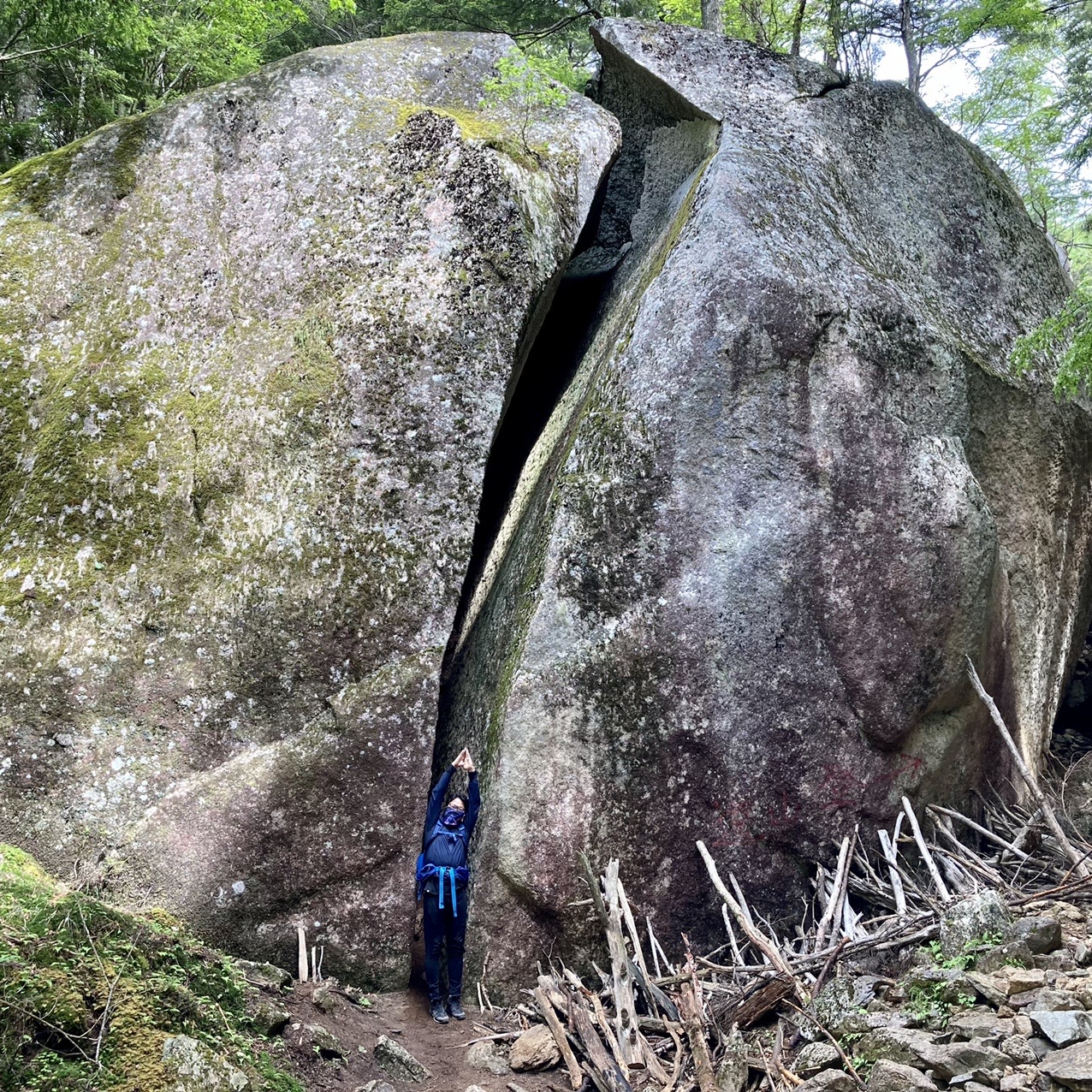 瑞牆山ってこんなに怖いんですね 個人的感想 オムさんの瑞牆山 金峰山の活動日記 Yamap ヤマップ