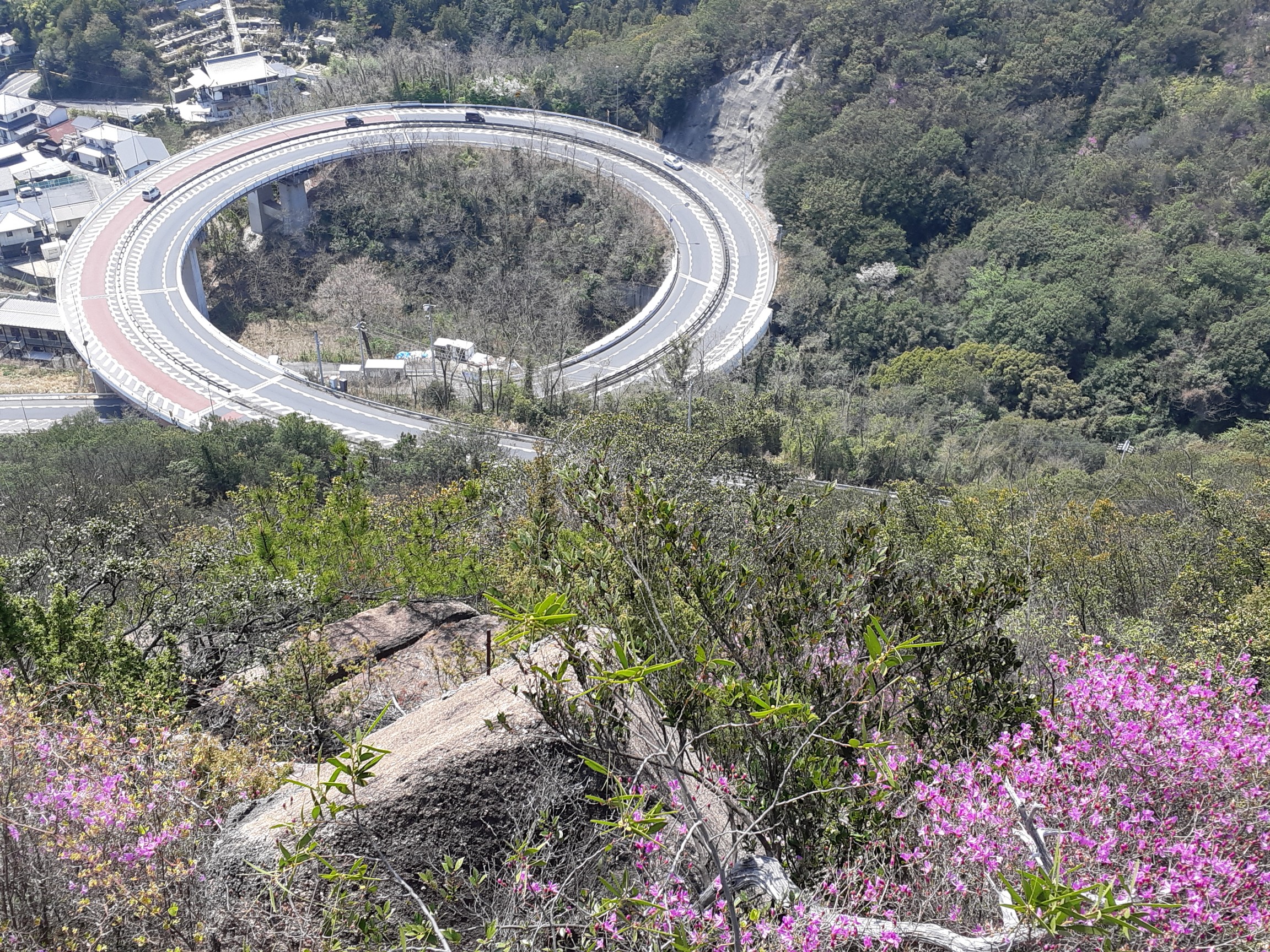 ループ橋が見える山 天狗山 山人さんの玉野市の活動データ Yamap ヤマップ
