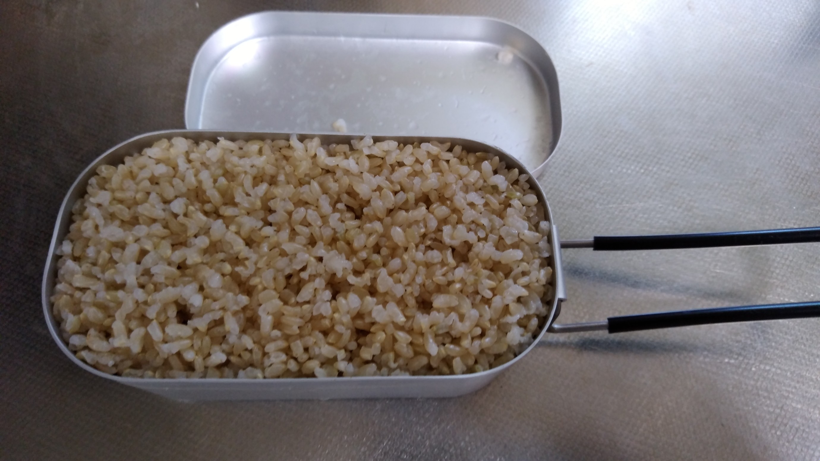 ダイソー メスティンで 玄米炊いてみた ひろりんさんのモーメント Yamap ヤマップ