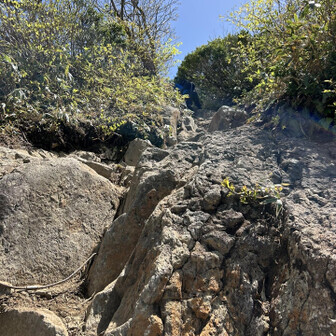 荒島岳 もちが壁は最後のハードルって感じ