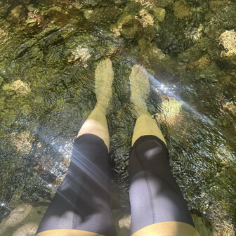 冷たくて気持ち良かった😍生き返るよ🥹