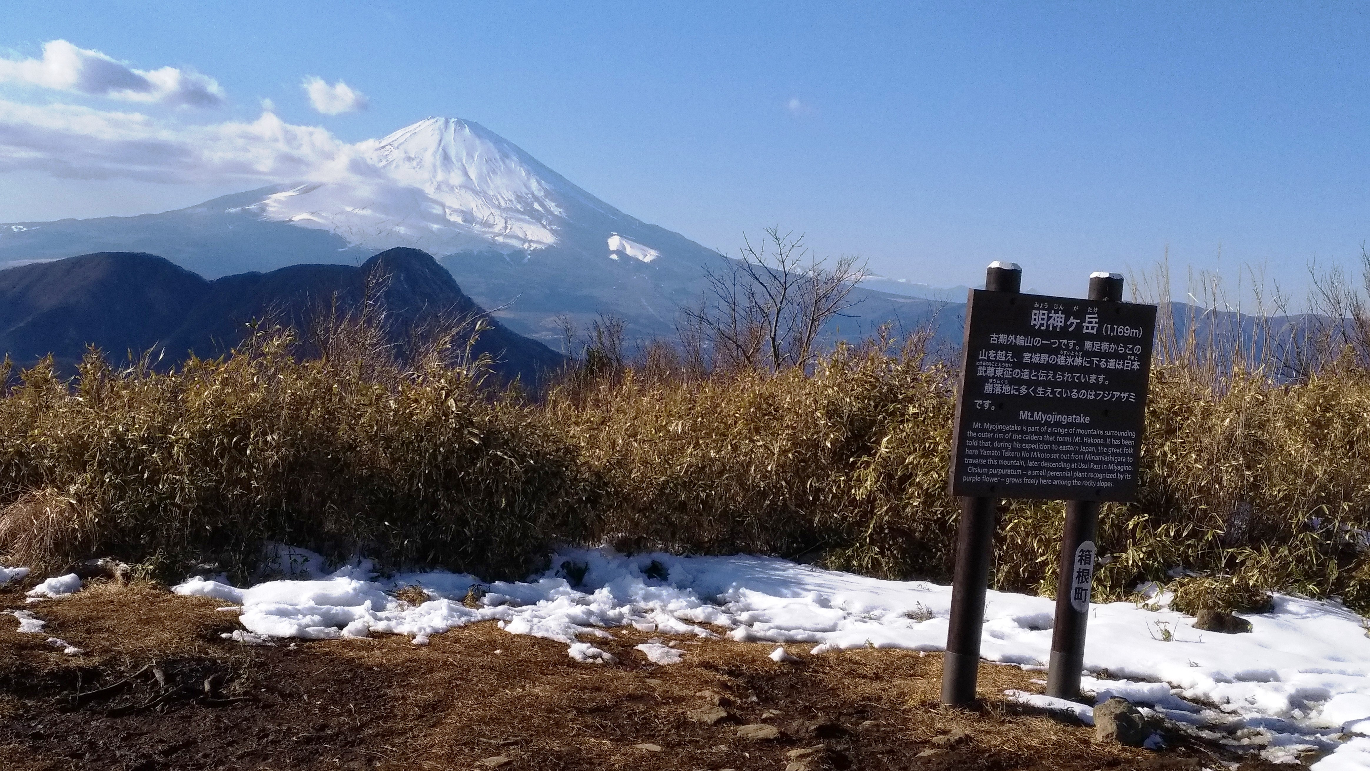 箱根 明神ヶ岳・明星ヶ岳20200121 / meguyamaさんの金時山・明神ヶ岳の活動データ YAMAP /