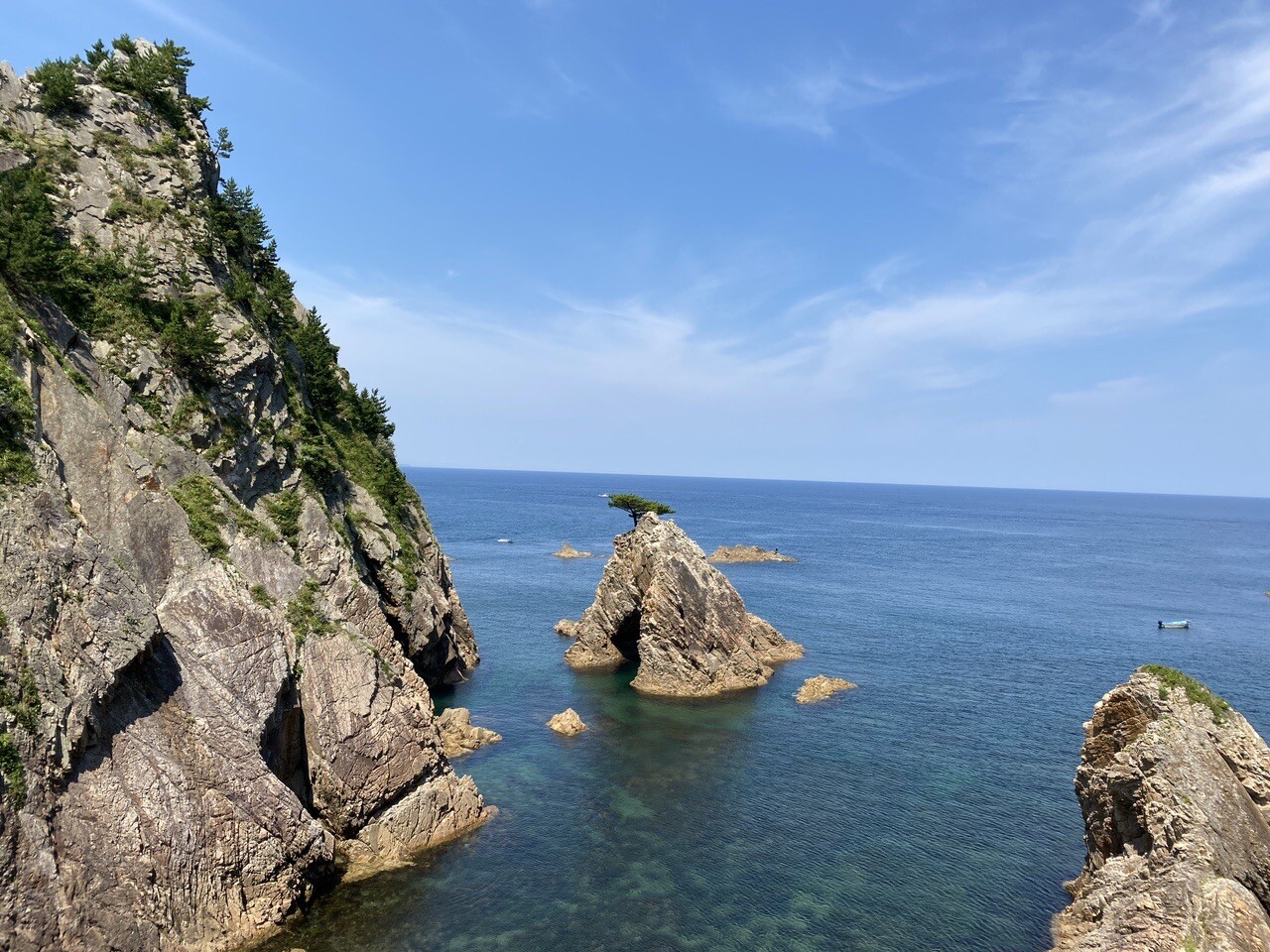 浦富海岸ウォーキング-2021-07-24 / はちさんのウォーキングの活動データ | YAMAP / ヤマップ