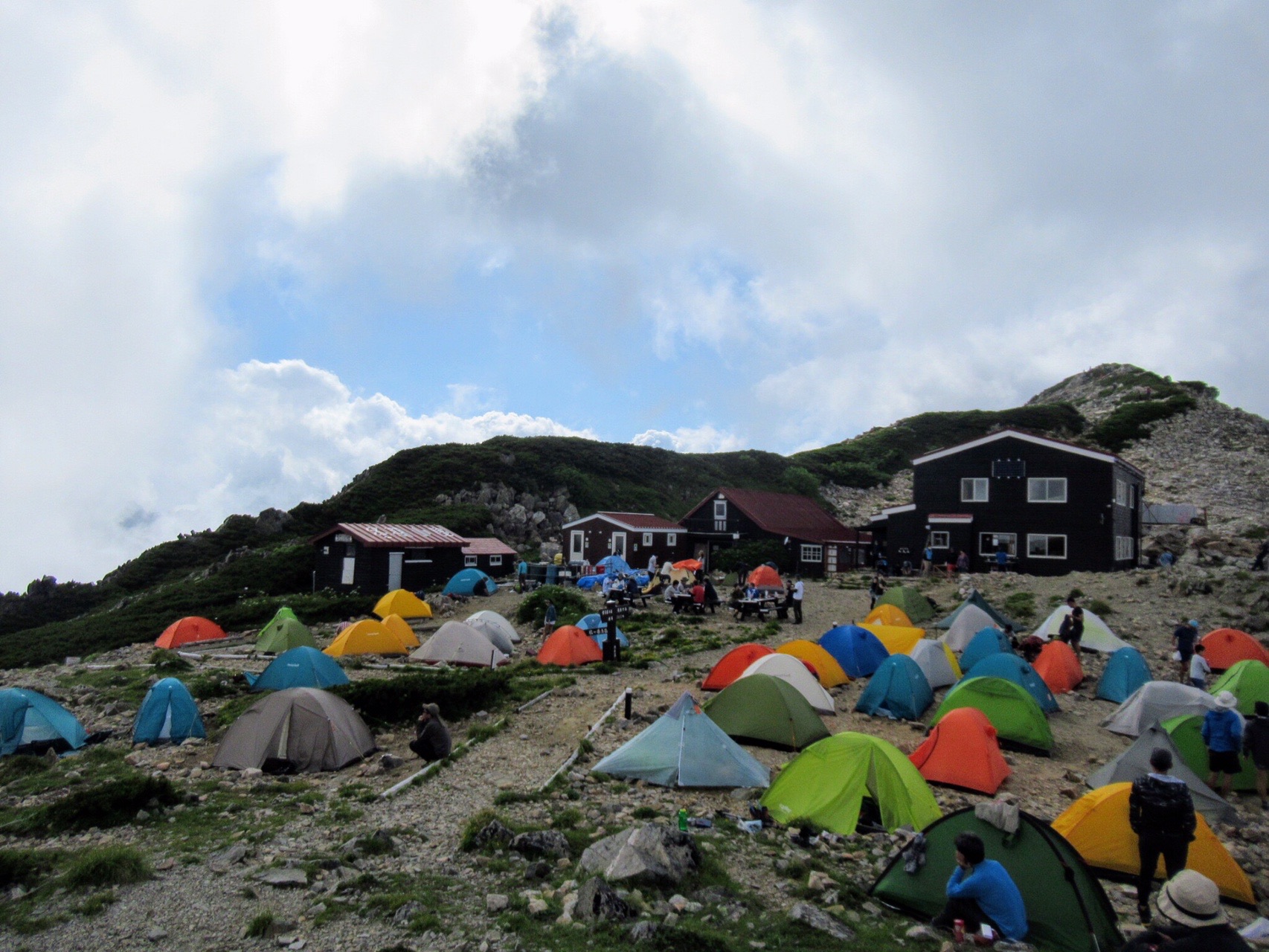 大天井岳 中房温泉より大天荘テント泊 えりさんの常念岳 大天井岳 燕岳の活動データ Yamap ヤマップ
