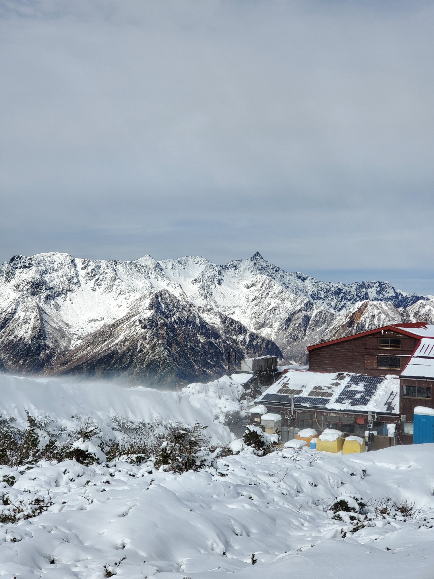 今年初北アルプスは初雪 蝶ヶ岳 Happykitchenさんの常念岳 大天井岳 燕岳の活動データ Yamap ヤマップ