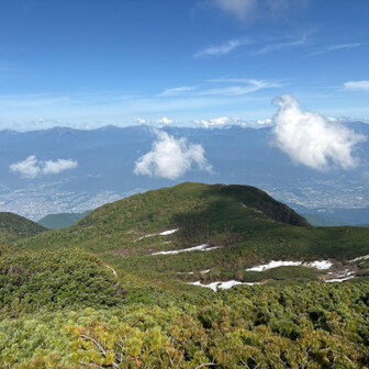駒ヶ根の街が近い