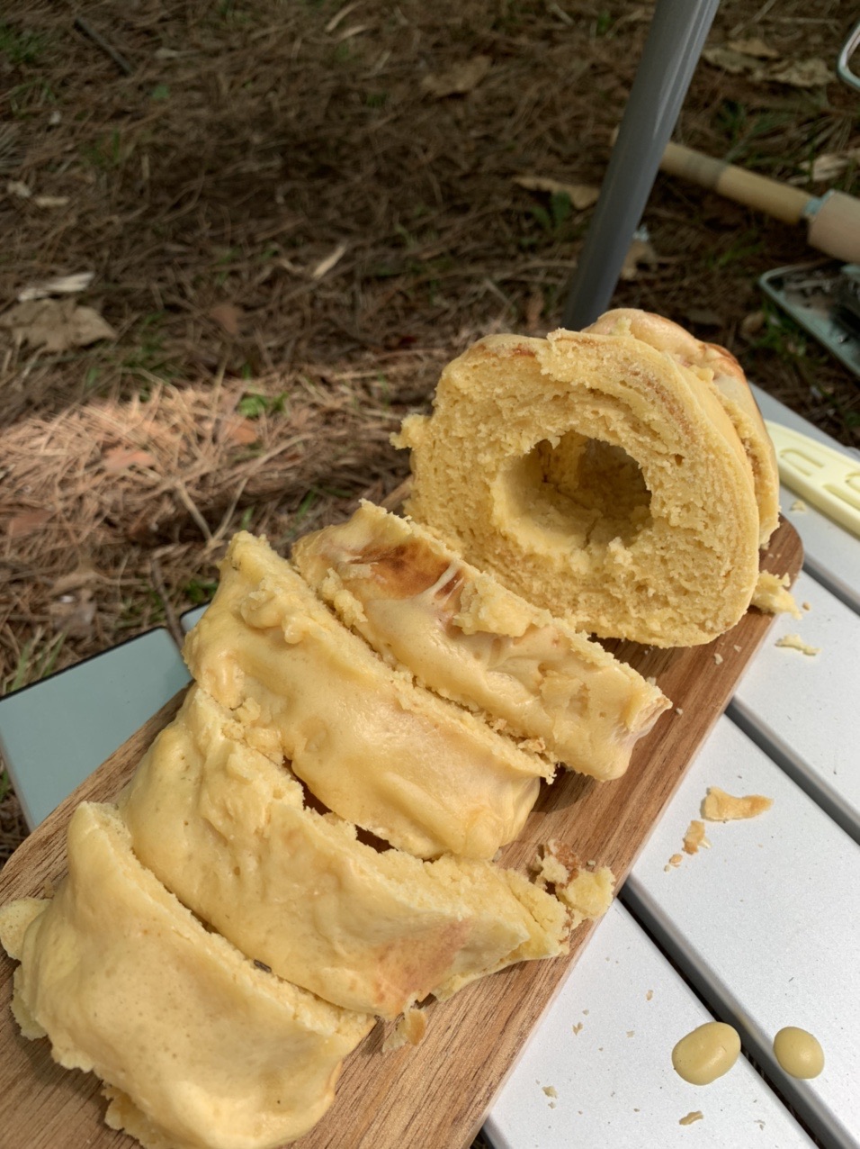 デイキャンプでバームクーヘン作りに挑戦 Yamazenさんのモーメント Yamap ヤマップ