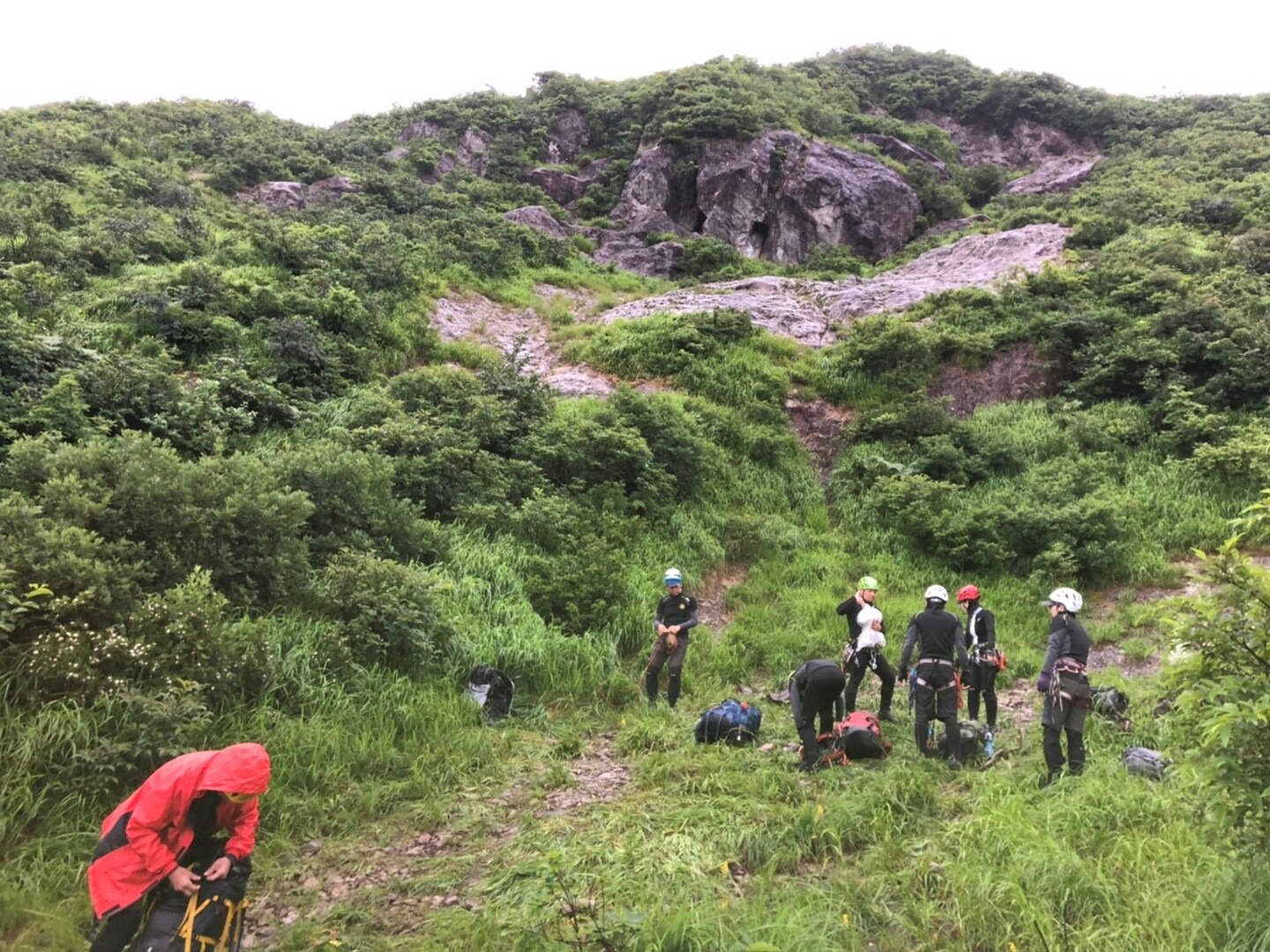 ガンガラ隊が挑んだガンガラシバナ 御神楽岳 雨乞峰の写真28枚目 7月25日 朝の風景 Yamap ヤマップ