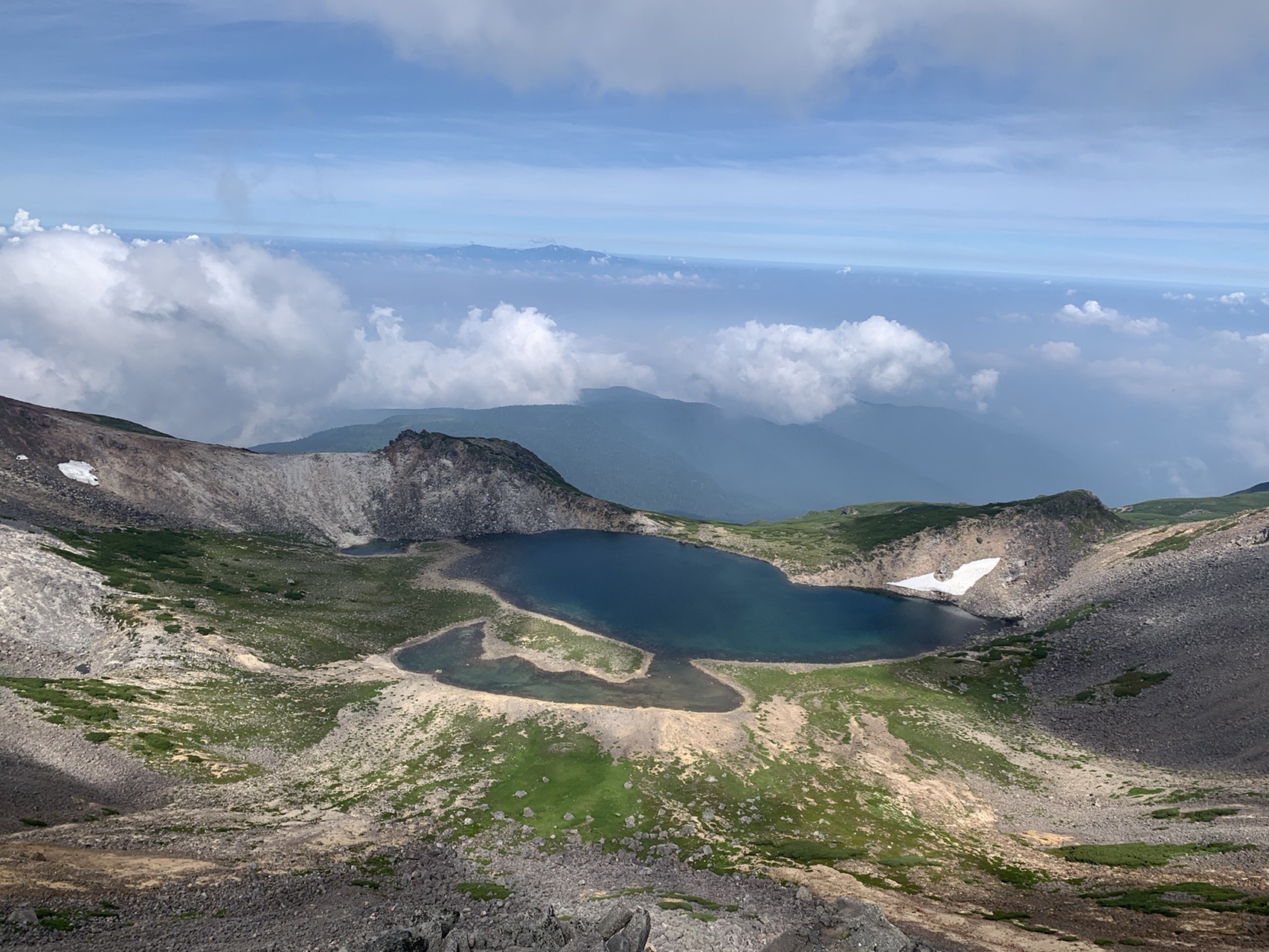 朝日岳 蚕玉岳 乗鞍岳 剣ヶ峰 富士見岳 大黒岳 魔王岳 みっ中 さんの乗鞍岳の活動データ Yamap ヤマップ