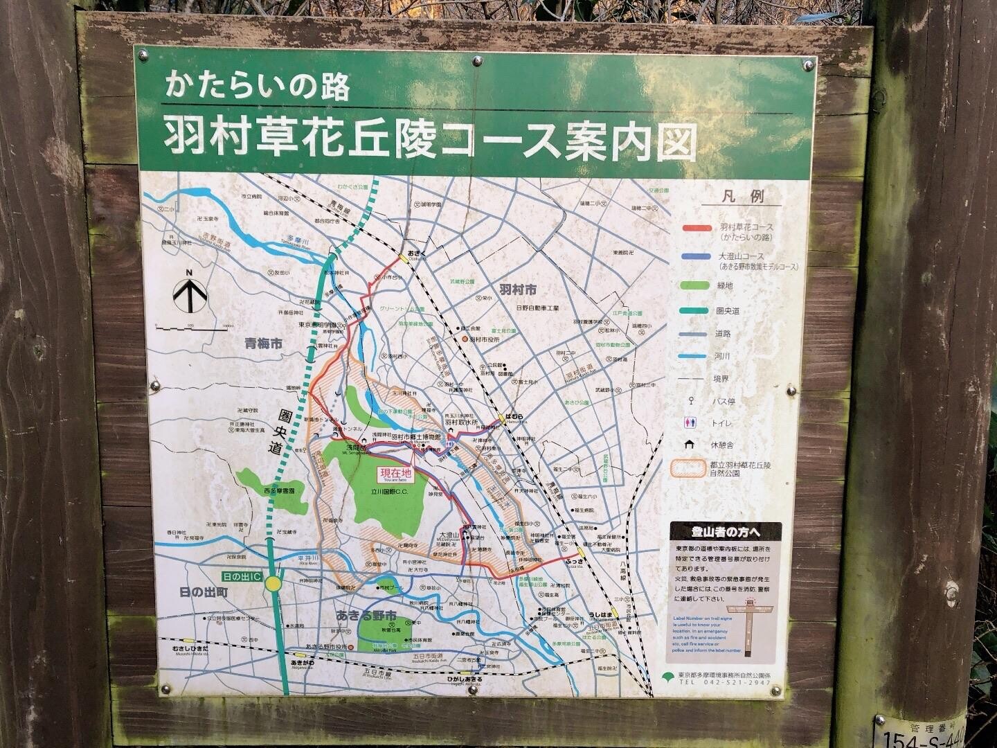 羽村草花丘陵(浅間岳・朝日山・大澄山) / 赤ぼっこの写真6枚目 / 羽村草花丘陵コースを歩いて行きます。 YAMAP / ヤマップ