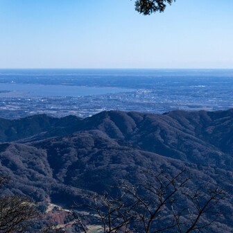 宝篋山系？と霞ケ浦