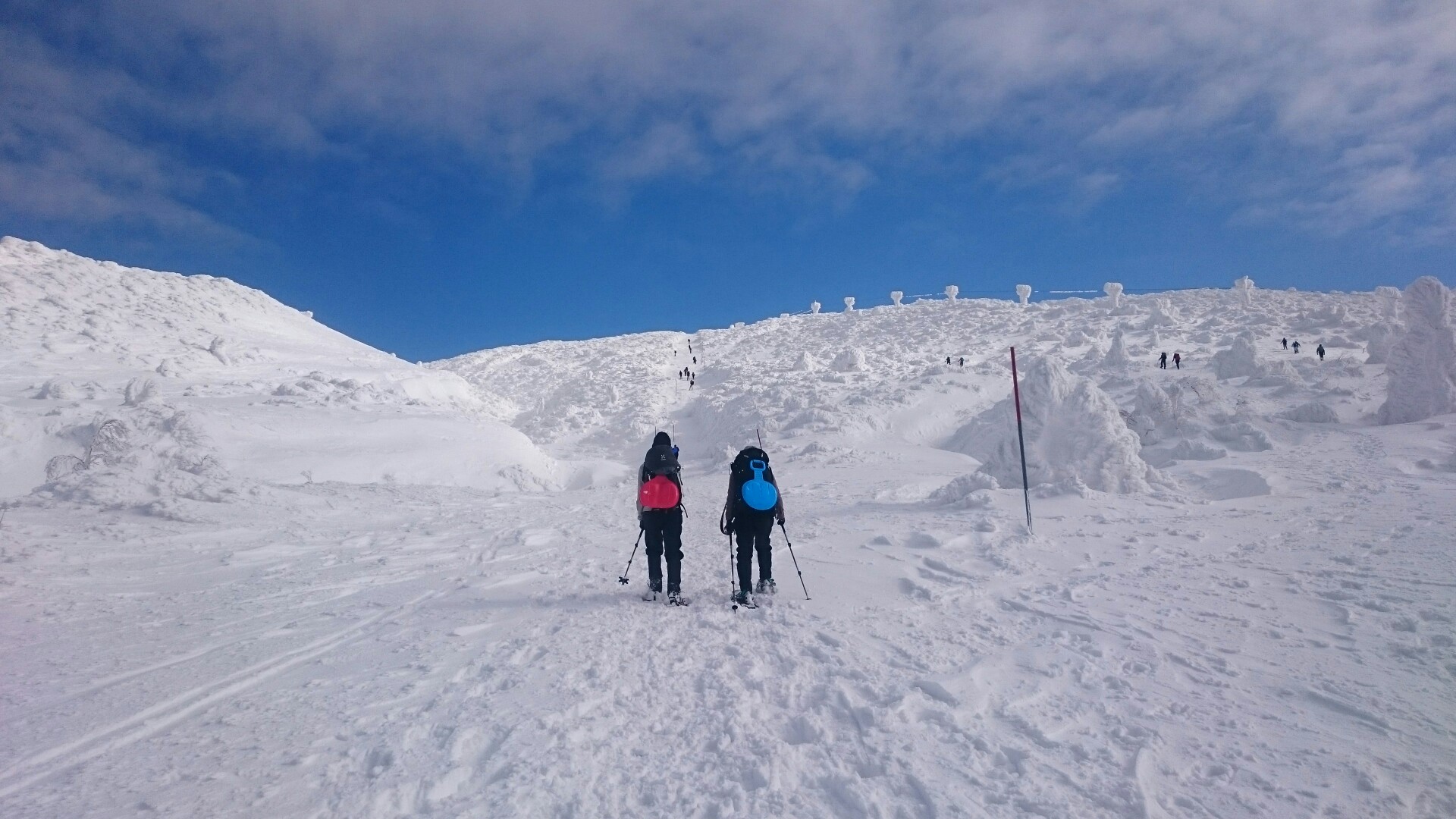 スノーモンスターに会いに刈田岳 蔵王山 熊野岳 21ｰ01ｰ23 やまやさんの蔵王山 雁戸山 不忘山の活動データ Yamap ヤマップ