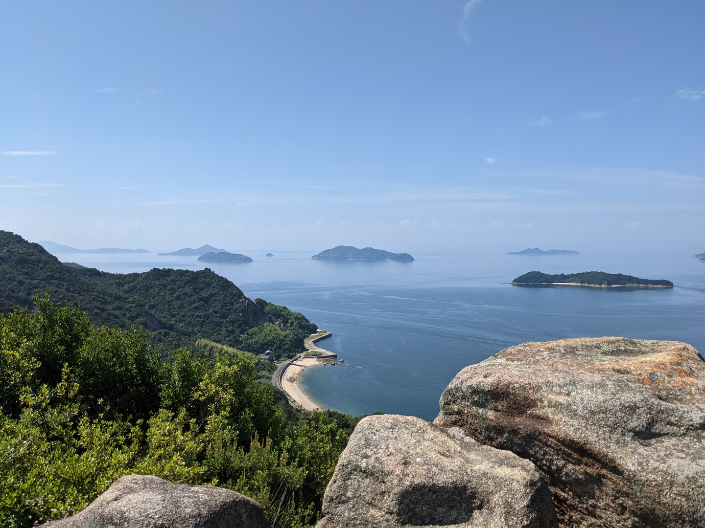 瀬戸内の景観を楽しむ余裕がなかった白石島(小山・応神山・立石山)