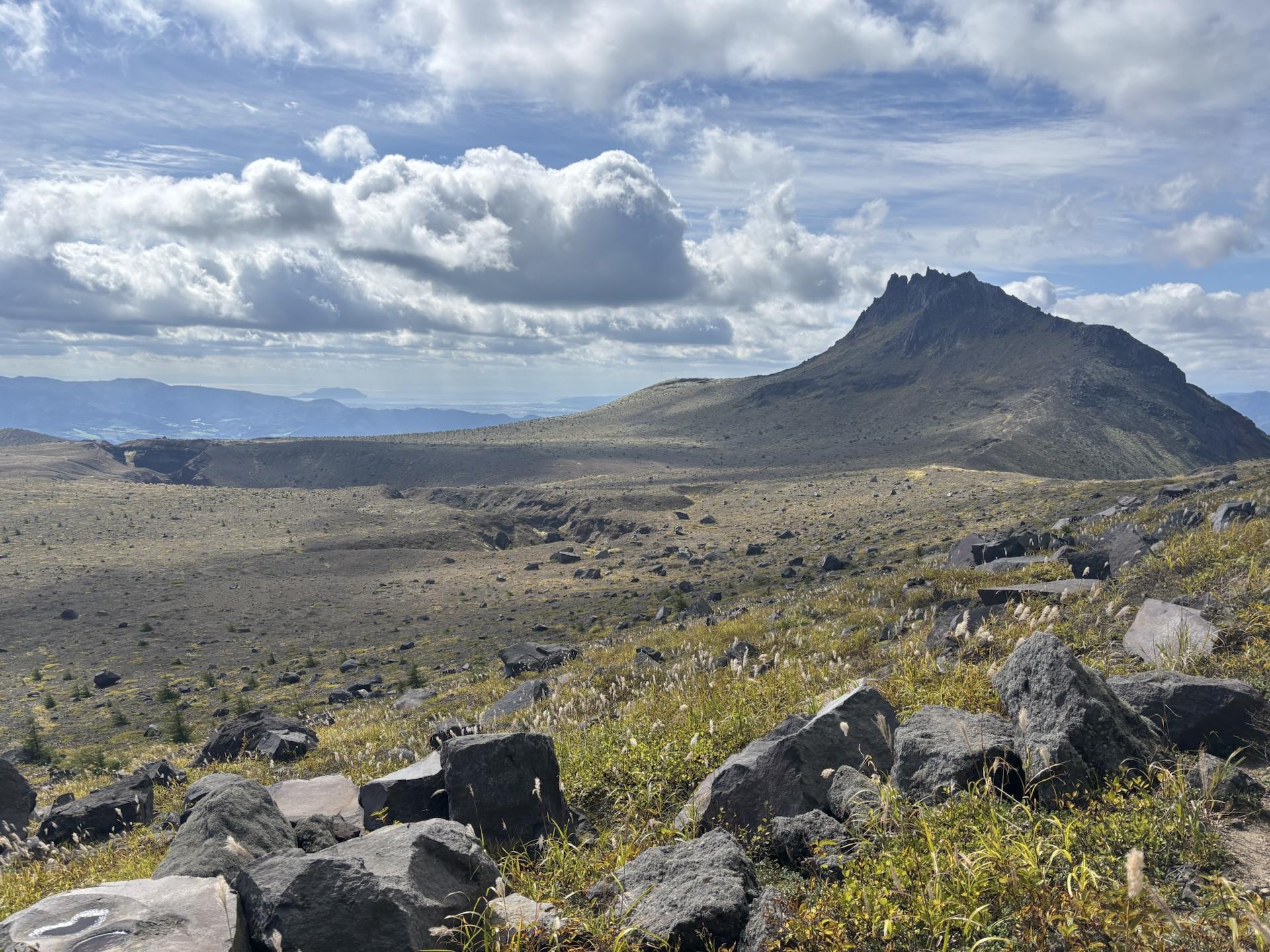 火口もくっきり