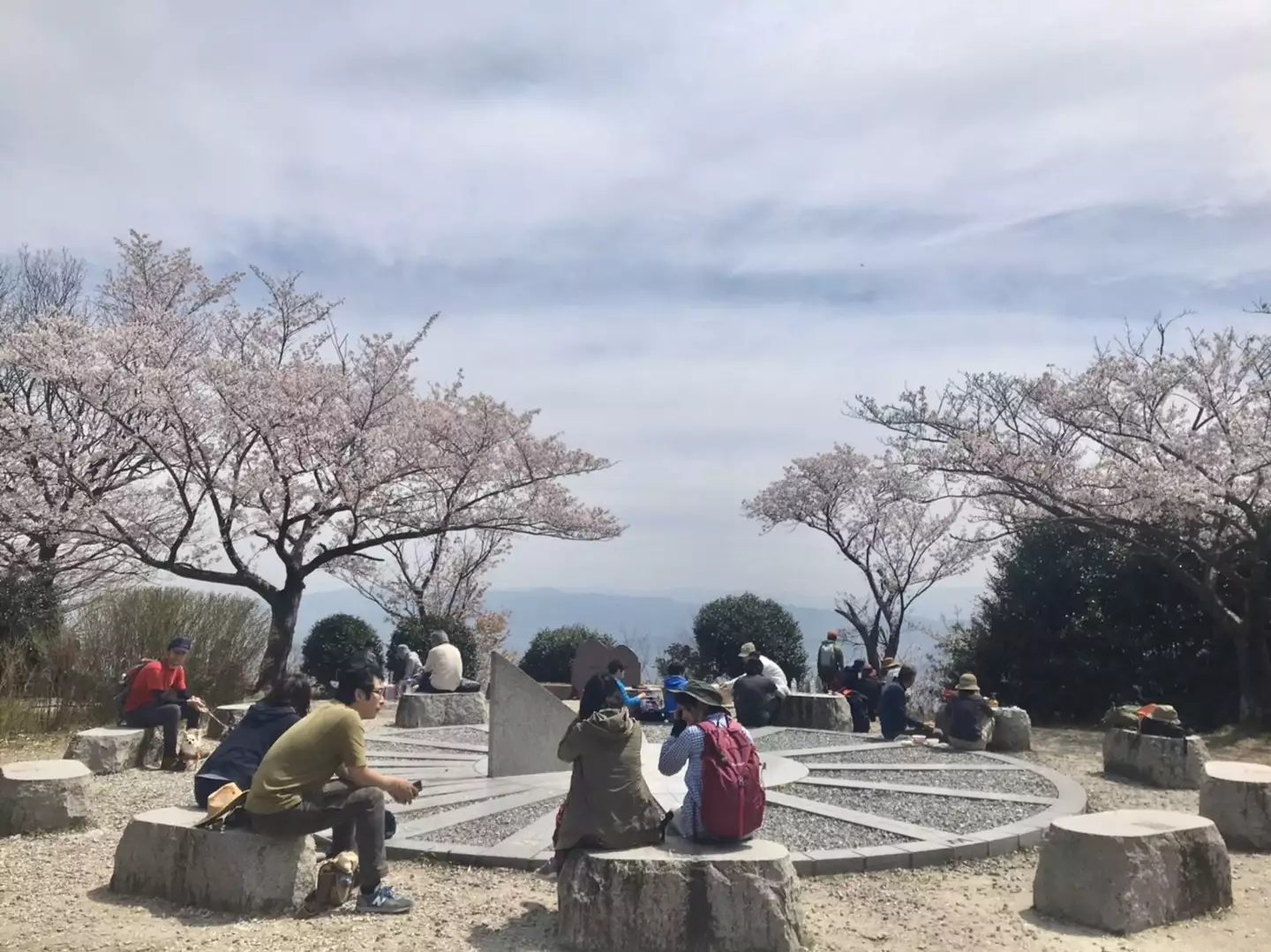 二上山 桜満開 トムさんの金剛山 二上山 大和葛城山の活動データ Yamap ヤマップ
