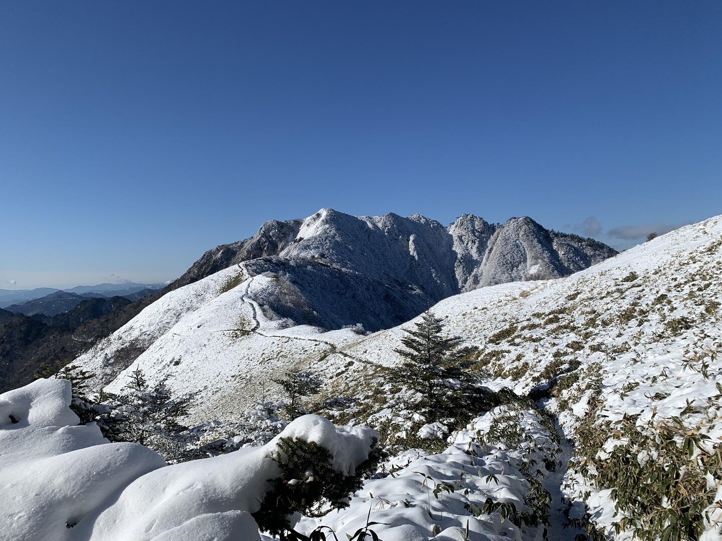 青と白の伊予富士へ‼️ / ぐるんぱさんの瓶ヶ森・伊予富士の活動データ YAMAP / ヤマップ