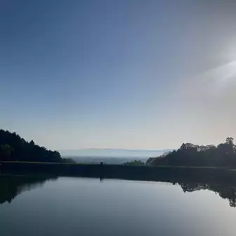 奈良盆地の朝霞