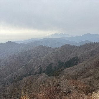 大室山・畦ヶ丸・菰釣山 晴れてたらなぁ