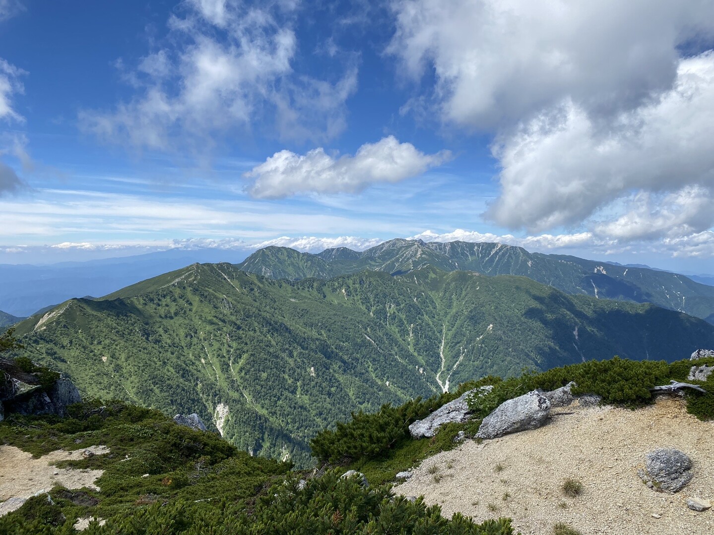 木曽駒ヶ岳 空木岳 日帰り縦走 ふじさんの木曽駒ヶ岳 空木岳 越百山の活動データ Yamap ヤマップ