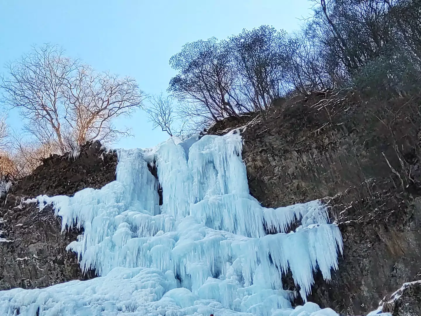 大氷瀑！高瀑（たかたる）の滝。石鎚山・堂ヶ森・二ノ森-2022-02-26 