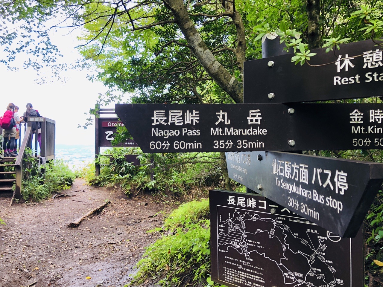 ここの分岐、丸岳方面に向かいます