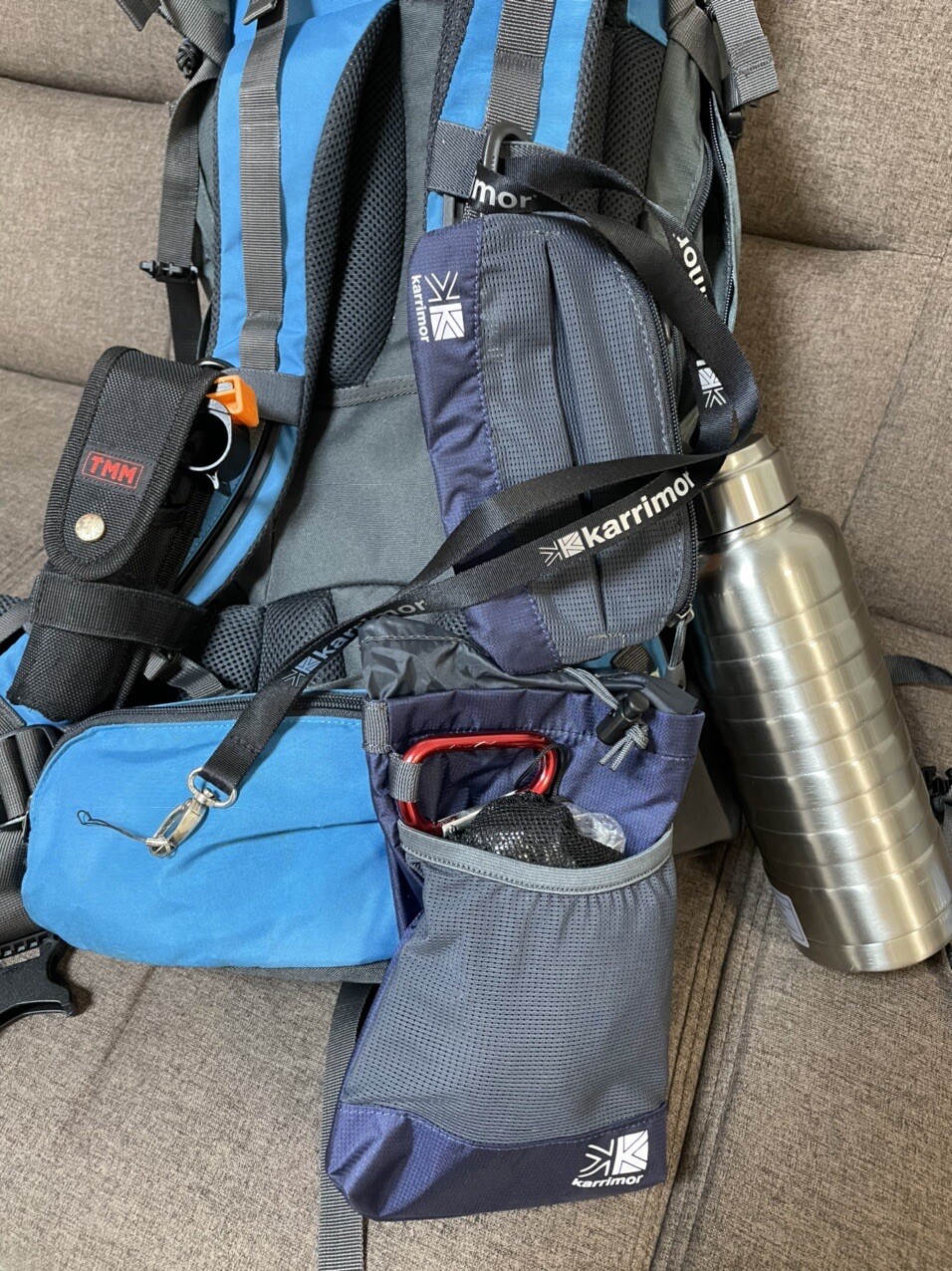 カリマーのザックにスマホのホルダーが無か カミーユさんのモーメント Yamap ヤマップ