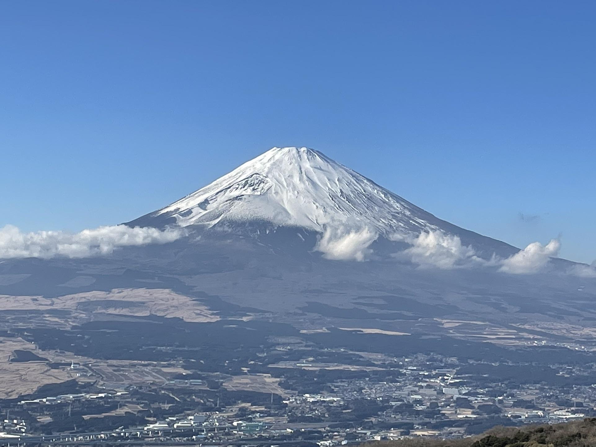 富士山箱根山1/200000山岳模型透明山名シート付