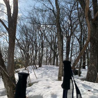 尖山 天候的には気持ちが良いんやけど、ズボズボで歩きは不快🌀🕳️