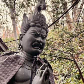 ここにも馬が！これは馬頭観音なのかな？