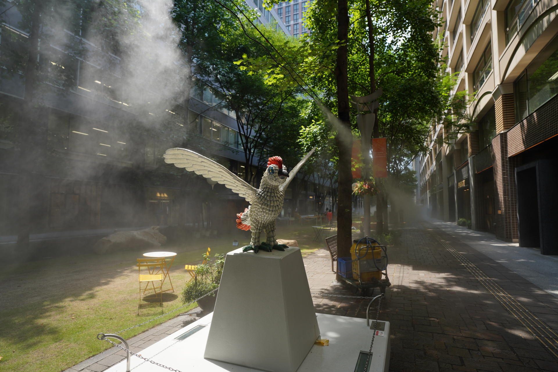 番外編 東京丸の内でドライ型ミストの中を歩いてみた アキチャン1491さんの東京都23区 南エリアの活動データ Yamap ヤマップ