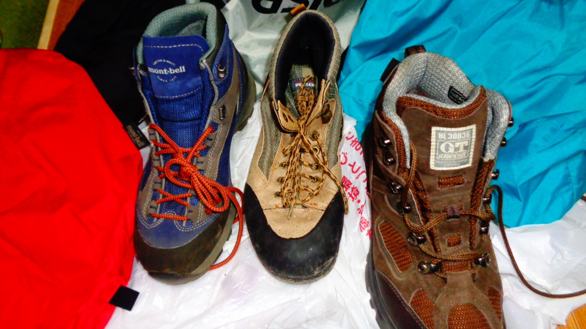 登山靴。 今野外活動の靴は写真の3種４足 / こうたろうさんの 