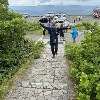 月山八号目登山口から
