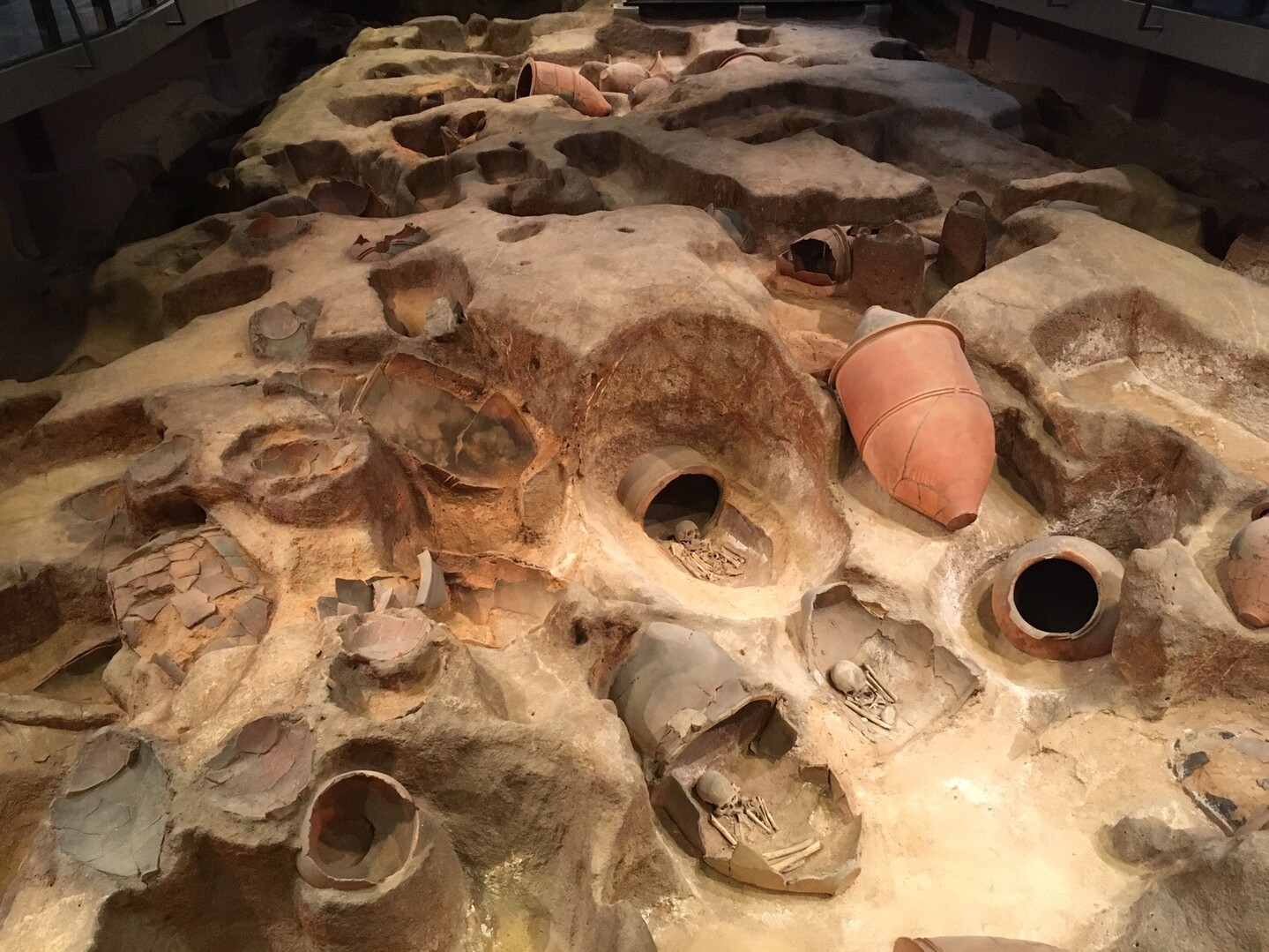 お仕事前に 井野山登り からの金隈遺跡めぐり 井野山の写真枚目 金隈遺跡甕棺墓展示館 甕棺墓も そして Yamap ヤマップ