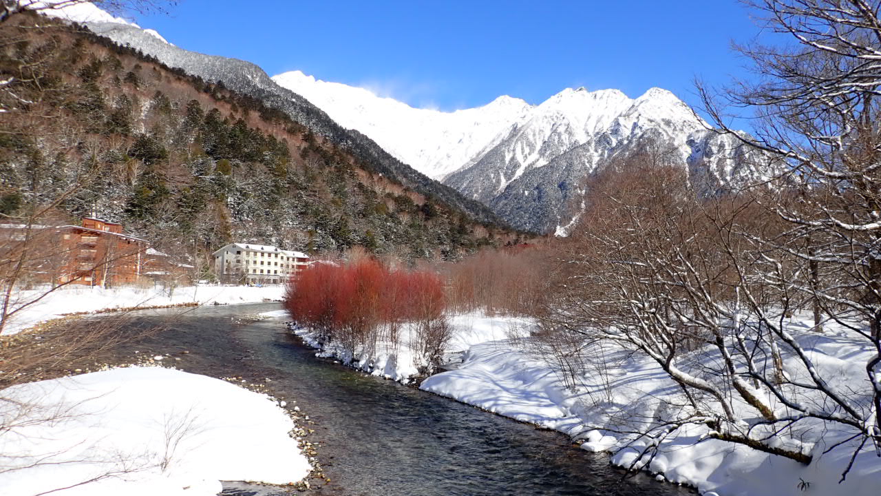 冬の神降地は楽猿でした 上高地 02 11 Manoさんの槍ヶ岳 穂高岳 上高地の活動日記 Yamap ヤマップ